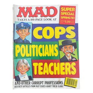 Vintage 1983 MAD Super Special Spring Regan Collectible Comedy Satire Comic Book